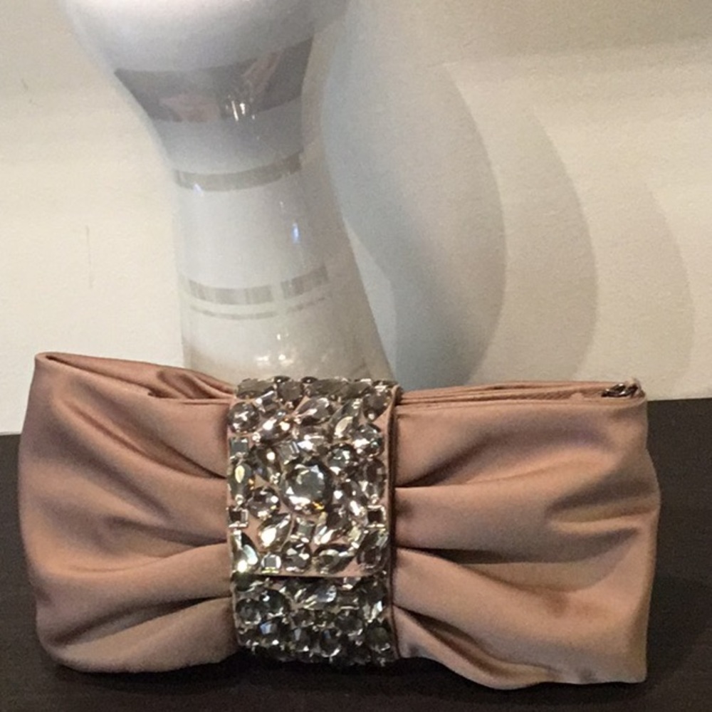 Banana Republic satin clutch